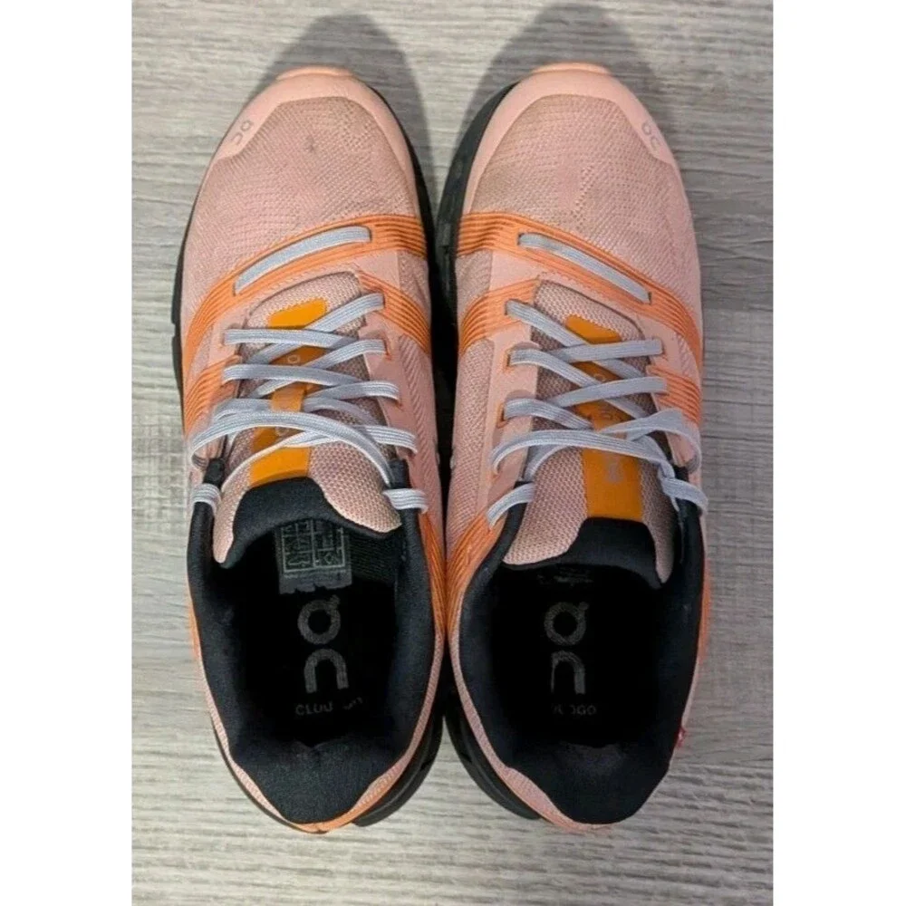 On Cloudgo Shoes Rose Magnet Orange Athletic Women's Sz 8.5 Running On Cloud
